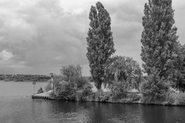 Werder şehri ve Almanya 'da Potsdam yakınlarında göller