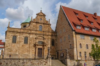 Almanya 'nın tarihi Hildesheim kenti