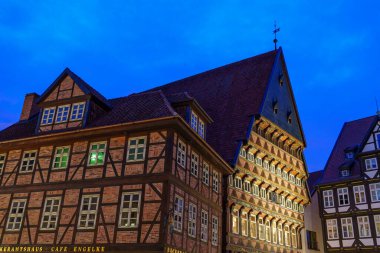 Almanya 'nın tarihi Hildesheim kenti