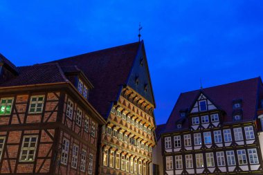 Almanya 'nın tarihi Hildesheim kenti