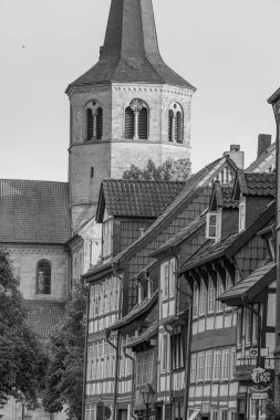 Almanya 'nın tarihi Hildesheim kenti