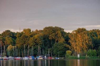 Potsdam şehrinde yaz arifesinde