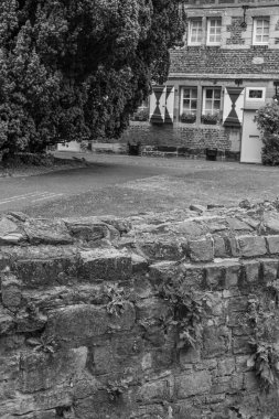 Maastricht şehri Hollanda 'daki Maas Nehri' nde.