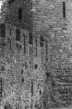 Maastricht şehri Hollanda 'daki Maas Nehri' nde.