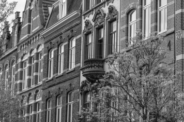 Maastricht şehri Hollanda 'daki Maas Nehri' nde.