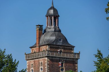 Westphalia 'daki Raesfeld köyünde yaz mevsimi