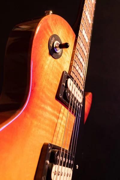 Vaduz Λιχτενστάιν Σεπτεμβρίου 2022 Φωτογραφία Προϊόντος Gibson Les Paul American — Φωτογραφία Αρχείου