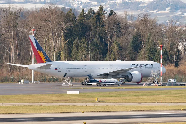 Zurich Switzerland January 2023 Philippines Government Aircraft Boeing 777 3F6 — Stockfoto