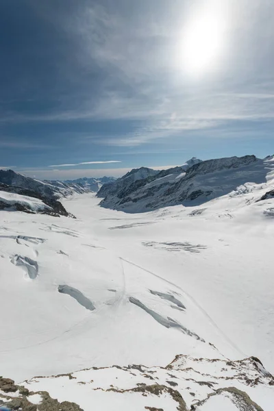 2023年2月11日 瑞士伯尔尼州Jungfraujoch Canton Bern Switzerland February 2023 — 图库照片