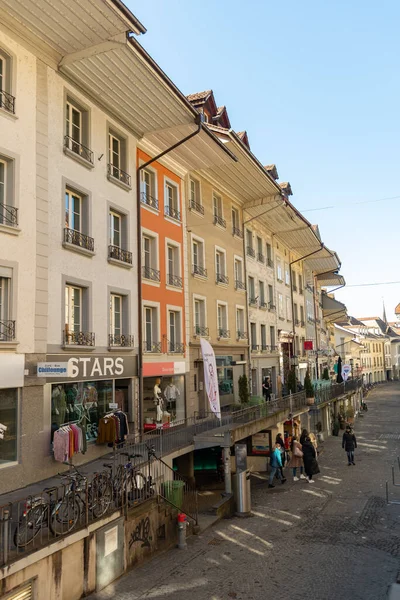 Thun Switzerland February 2023 Historic Buildings Architecture Old Town City — Stock Photo, Image