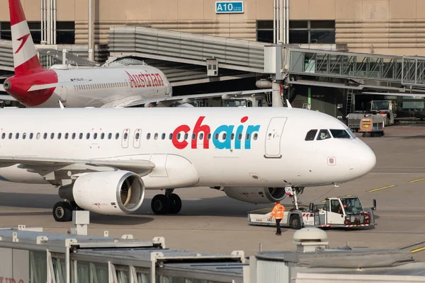Zurich Switzerland January 2023 Chair Airlines Airbus A320 214 Aircraft — Stock Photo, Image