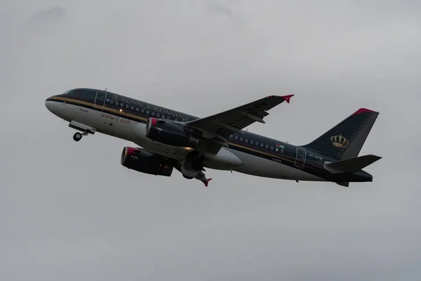 Zurich Switzerland January 2023 Royal Jordanian Airlines Airbus A319 132 — Stock Photo, Image