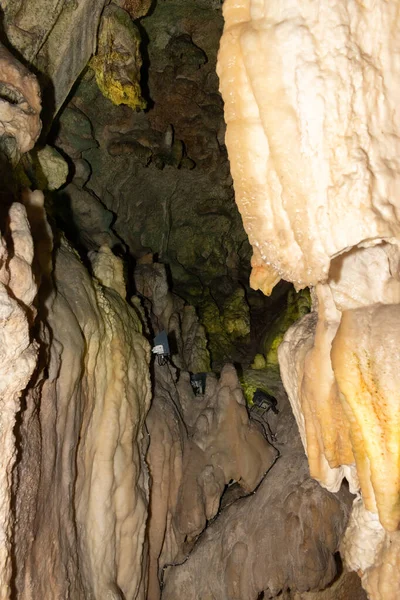 Baar Suíça Abril 2023 Incrível Formação Rochosa Fascinante Dentro Caverna — Fotografia de Stock