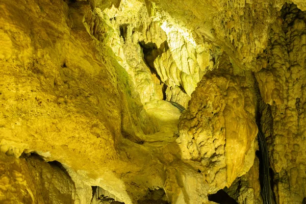 Baar Suisse Avril 2023 Incroyable Formation Rocheuse Fascinante Dans Grotte — Photo