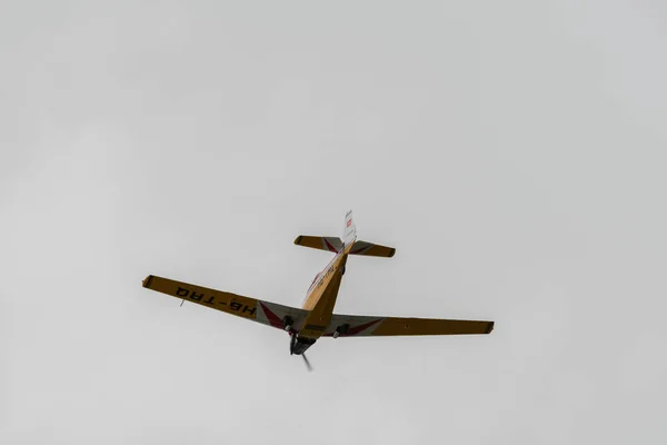 스위스생갈 2023 Trq Zlin 526 Akrobat Propeller 항공기 정상에서 수있는 — 스톡 사진