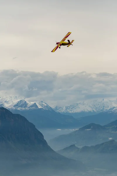 Rhine Valley Saint Gallen Switzerland May 2023 283Sw Pilatus 350 — Stock fotografie