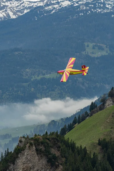 Rhine Valley Saint Gallen Szwajcaria Maja 2023 283Sw Pilatus 350 — Zdjęcie stockowe
