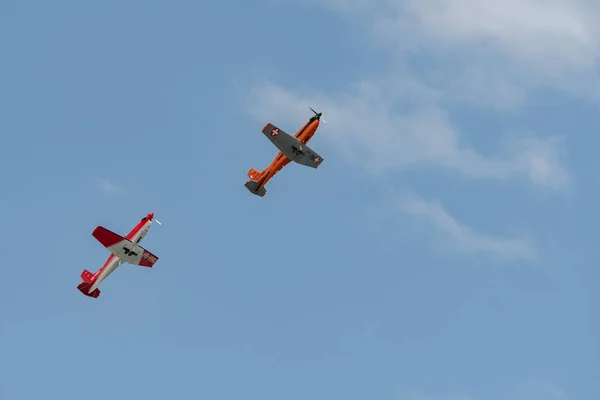 Rijndal Saint Gallen Zwitserland Mei 2023 Pilatus Propellervliegtuig Prestaties Tijdens — Stockfoto