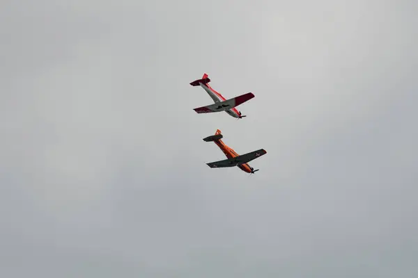 Rijndal Saint Gallen Zwitserland Mei 2023 Pilatus Propellervliegtuig Prestaties Tijdens — Stockfoto