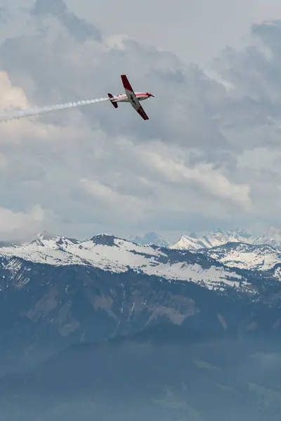Vallée Rhin Saint Gall Suisse Mai 2023 Pilatus Performance Avion — Photo