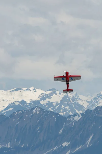 Rhine Valley Saint Gallen Švýcarsko Května 2023 Vrtulníkové Letadlo Mss — Stock fotografie