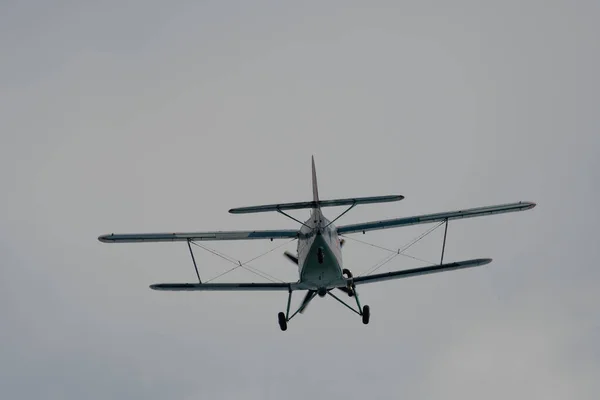 스위스 2023 Mhc Antonov Double Decker Propeller Plane Performance Air — 스톡 사진
