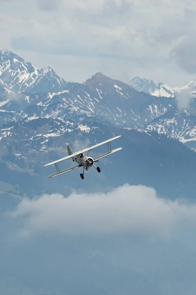 Rhine Valley Saint Gallen Switzerland May 2023 Rbg Boeing Stearman — Stock fotografie