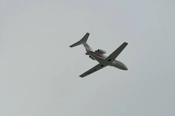 Zürih Sviçre Mayıs 2023 Fog Cessna 510 Citation Mustang Uçağı — Stok fotoğraf