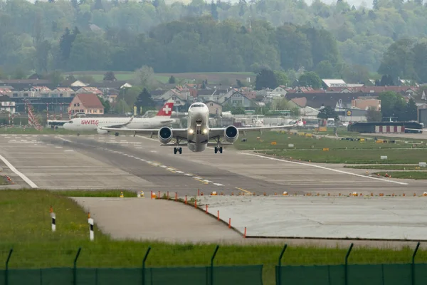Zurique Suíça Maio 2023 Jcn Companhias Aéreas Internacionais Suíças Bombardier — Fotografia de Stock