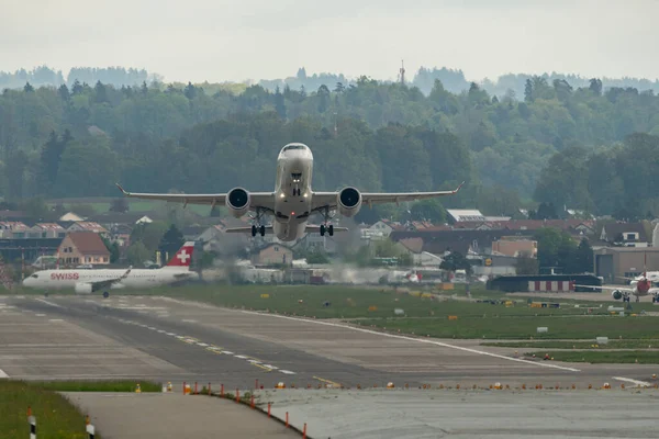 Ζυρίχη Ελβετία Μαΐου 2023 Jcn Ελβετικές Διεθνείς Αεροπορικές Εταιρείες Bombardier — Φωτογραφία Αρχείου