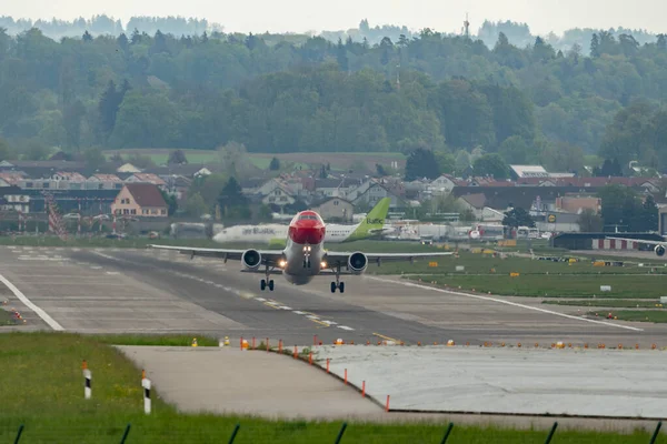 Ζυρίχη Ελβετία Μαΐου 2023 Jjl Edelweiss Air Αεροσκάφη Airbus A320 — Φωτογραφία Αρχείου