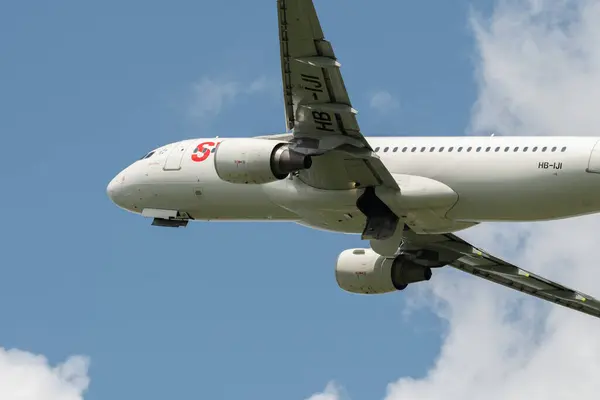 Curych Švýcarsko Května 2023 Iji Švýcarské Mezinárodní Letecké Společnosti Airbus — Stock fotografie