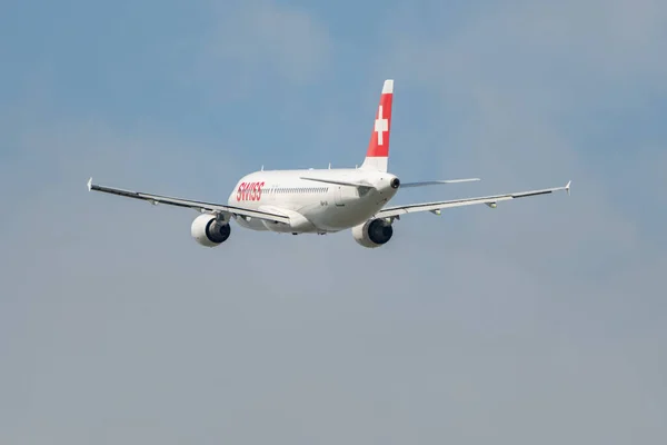 Цюрих Швейцария Мая 2023 Года Ijk Swiss International Airlines Airbus — стоковое фото