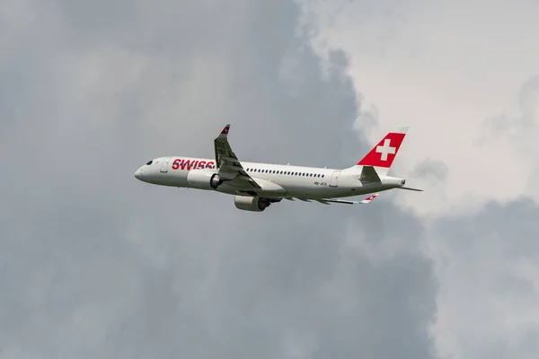Zürich Svájc 2023 Május Jcg Svájci Nemzetközi Légitársaságok Bombardier 300 — Stock Fotó