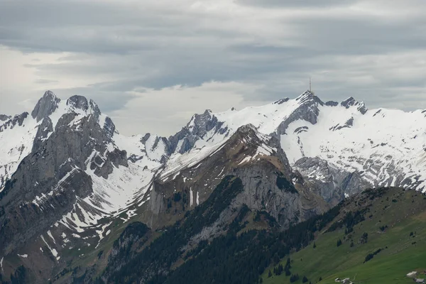 Mount Hoher Kasten Saint Gallen Zwitserland Mei 2023 Fascinerend Uitzicht — Stockfoto
