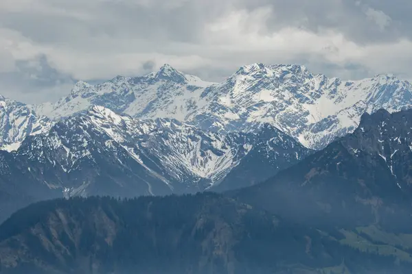 Маунт Кастен Санкт Галлен Швейцария Мая 2023 Величественный Вид Горы — стоковое фото