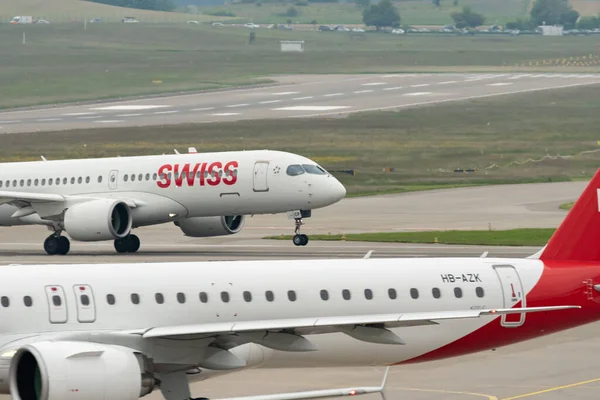 Zurique Suíça Maio 2023 Jcp Companhias Aéreas Internacionais Suíças Bombardier — Fotografia de Stock