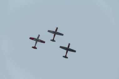 Speck-Fehraltorf, Zürih, İsviçre, 1 Temmuz 2023 Pilatus PC-7 uçak gösterisi