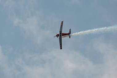 Speck-Fehraltorf, Zürih, İsviçre, 1 Temmuz 2023 Pilatus PC-7 uçak gösterisi