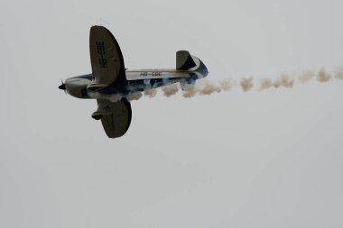 Speck-Fehraltorf, Zürih, İsviçre, 1 Temmuz 2023 HB-SBE CAP-10 akrobatik uçak gösterisi sırasında