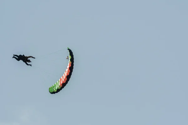 Speck Fehraltorf Zurique Suíça Julho 2023 Paraquedas Durante Uma Exibição — Fotografia de Stock