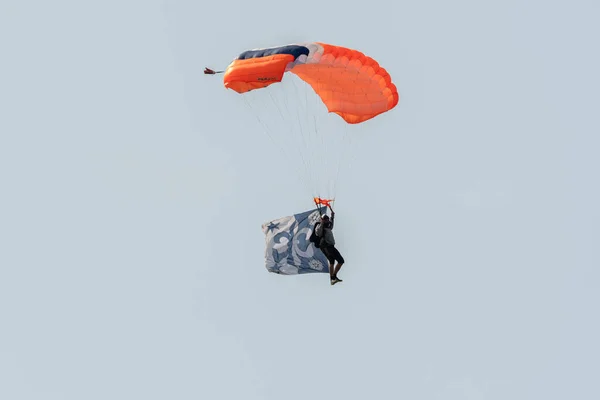 Speck Fehraltorf Zurich Switzerland July 2023 Parachute Air Display Show — Stock Photo, Image