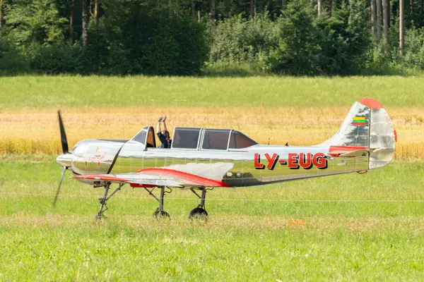 Speck Fehraltorf Zurique Suíça Julho 2023 Jakowlew Jak Avião Soviético — Fotografia de Stock