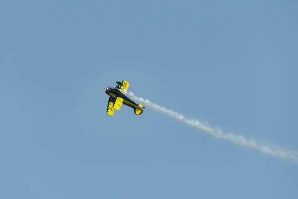 2023年7月1日 瑞士苏黎世 Speck Fehraltorf Yng Culps Rombach杂技飞机在空中表演 — 图库照片