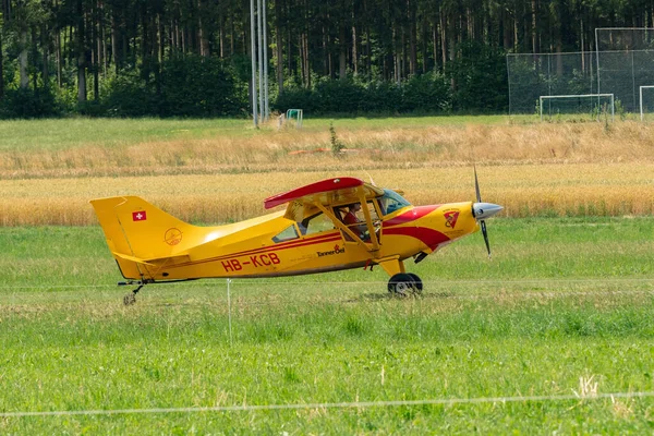 Speck Fehraltorf Curych Švýcarsko Července 2023 Vrtulník Kcb Maule 235 — Stock fotografie