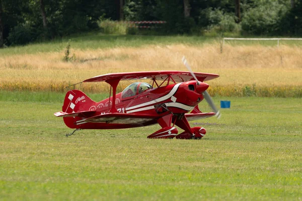 Speck Fehraltorf Zürich Schweiz Juli 2023 8671 Pitts Spezial Akrobatikflugzeug — Stockfoto