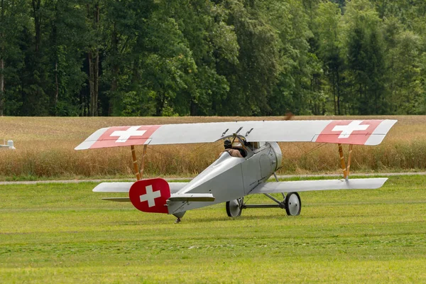 Speck Fehraltorf Zurich Suiza Julio 2023 Rna Nieuport Aviones Históricos — Foto de Stock