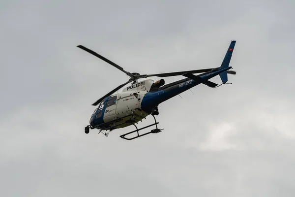 Speck Fehraltorf Zurique Suíça Julho 2023 Polícia Zkz Eurocopter As350 — Fotografia de Stock