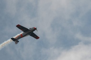 Speck-Fehraltorf, Zürih, İsviçre, 2 Temmuz 2023 HB-RCJ Pilatus P-3-05 tarihli bir hava gösterisinde