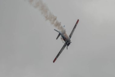 Speck-Fehraltorf, Zürih, İsviçre, 2 Temmuz 2023 HB-RCJ Pilatus P-3-05 tarihli bir hava gösterisinde